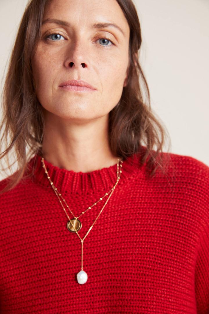 Bb Dakota Rona Bell-sleeved Sweater