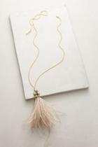 Lele Sadoughi Plumed Pendant Necklace