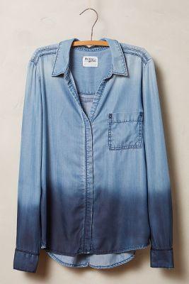 Holding Horses Dip-dye Chambray Buttondown
