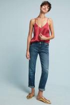 Pilcro And The Letterpress Pilcro Mid-rise Slim Boyfriend Cropped Jeans