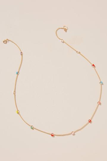 Scosha 10k Gold Beaded Necklace