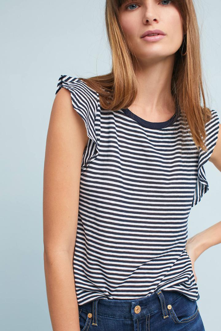 Velvet By Graham & Spencer Chesapeake Striped Top