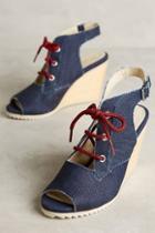 Ouigal Dana Wedges Denim