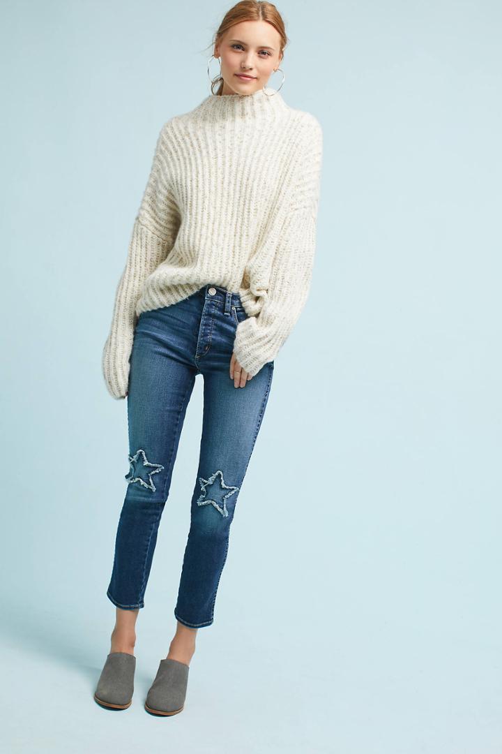 Mcguire Vintage Stars Mid-rise Cropped Jeans