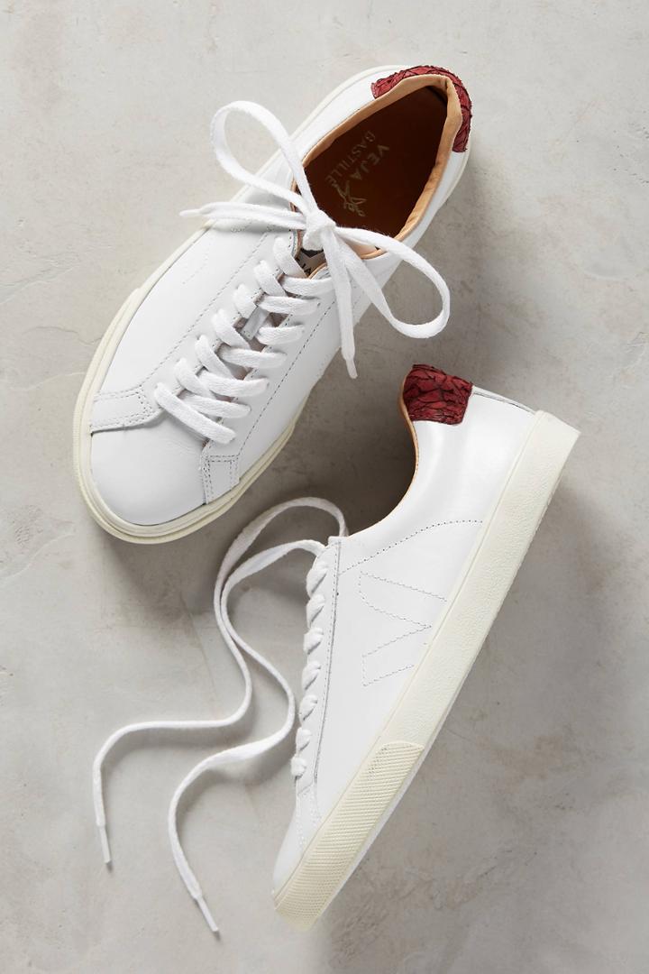 Veja Marsala Leather Sneakers