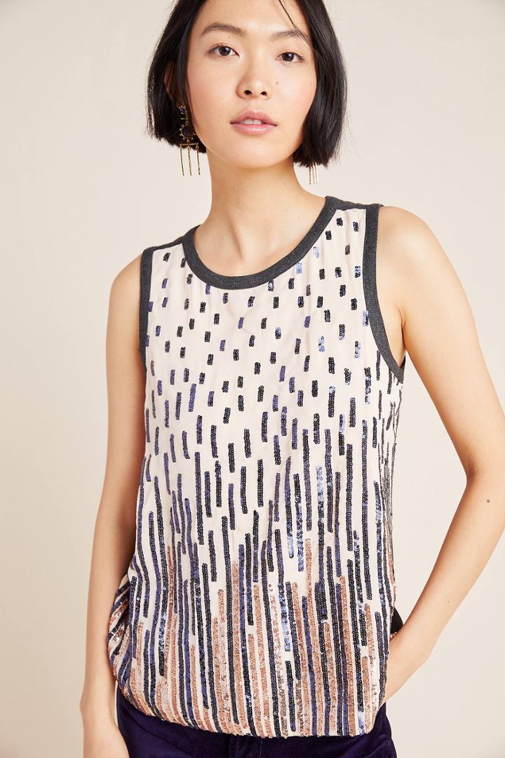 Tiny Auberte Beaded Top