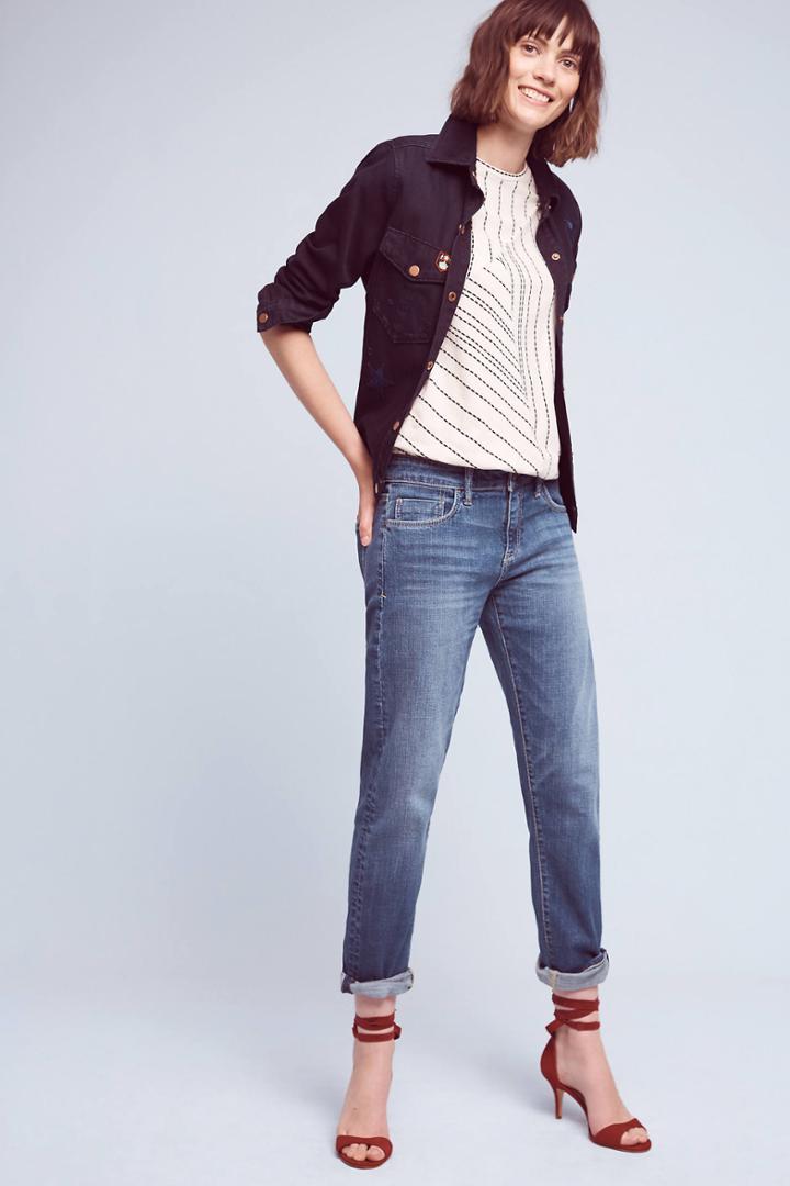 Pilcro Hyphen Mid-rise Belaxed Boyfriend Jeans