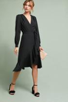 Yumi Kim Ruffled V-neck Wrap Dress