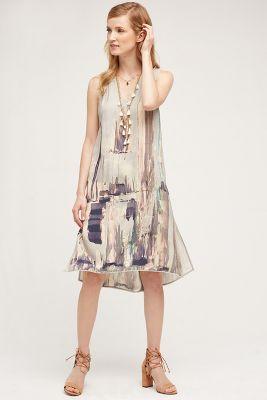 Go Silk Dropwaist Silk Dress