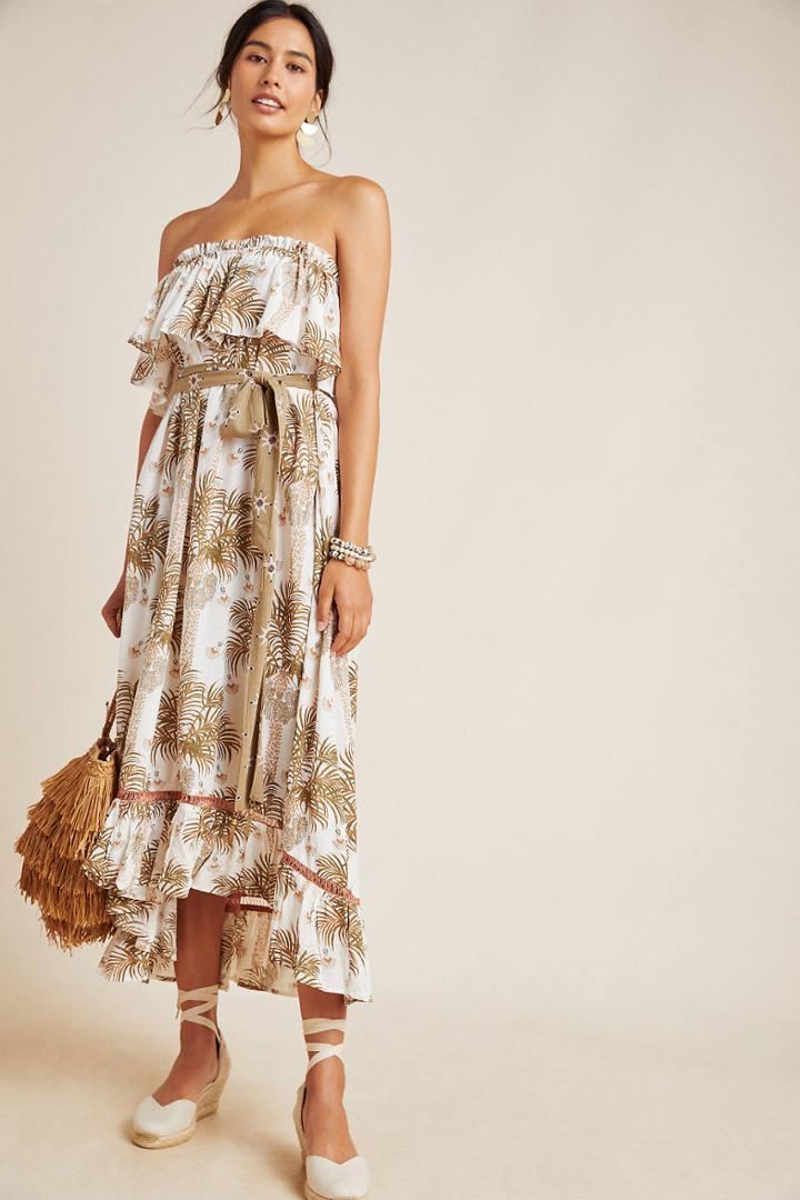 Tigerlily Gwendolyn Strapless Maxi Dress