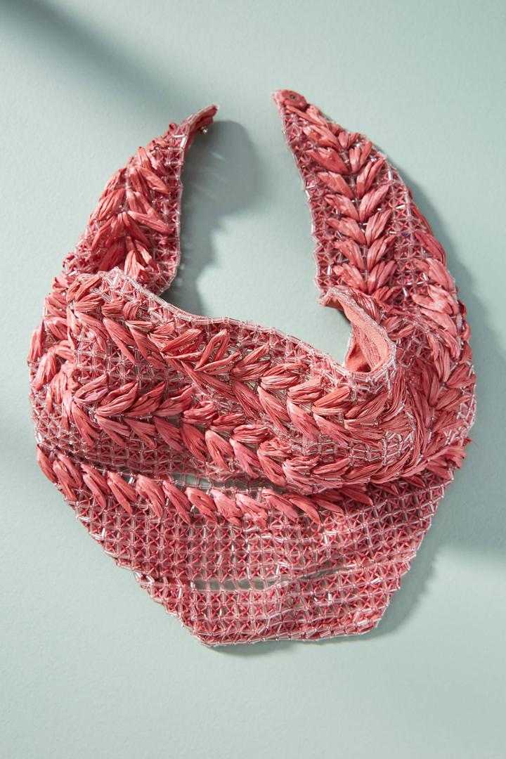 Mignonne Gavigan Ellery Raffia Scarf Necklace