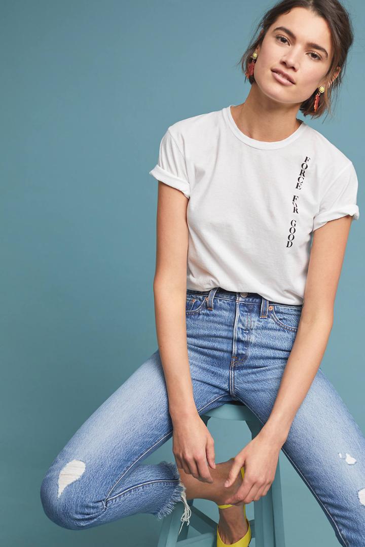 Burning Torch Force For Good Graphic Tee