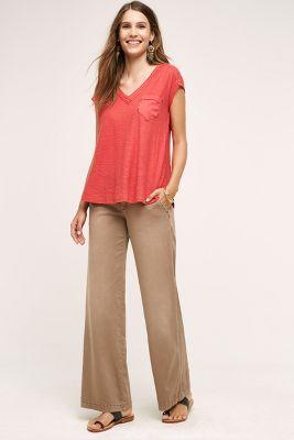 Pilcro Wide-leg Chinos