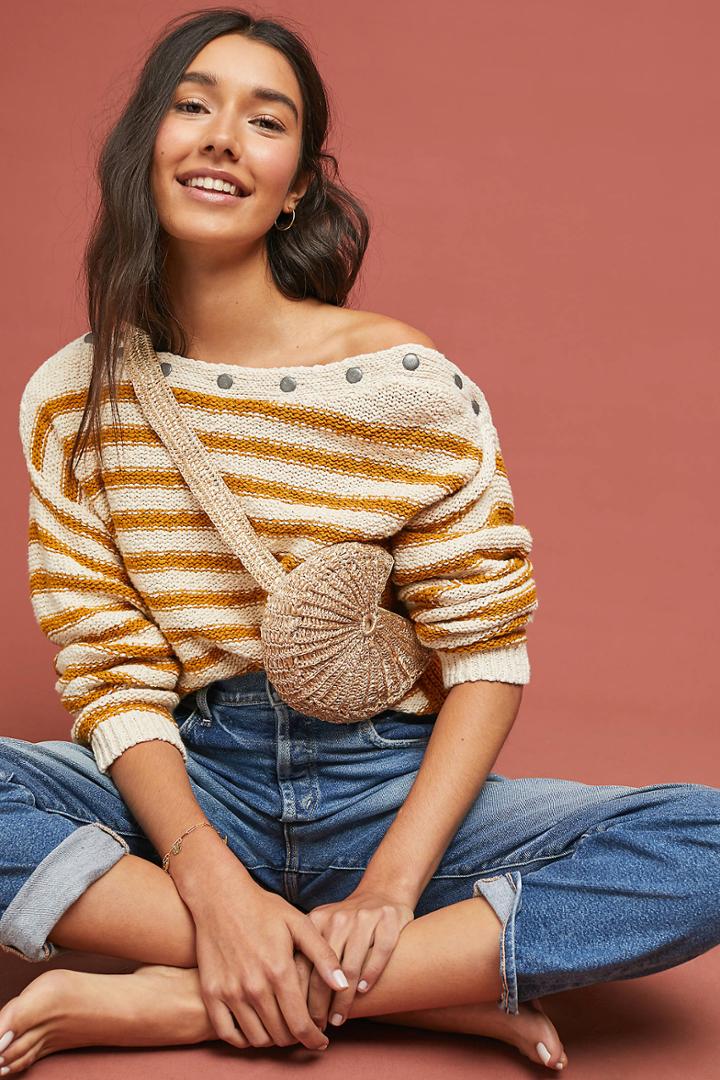 Moth Adriana Striped Sweater