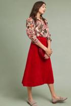 Rachel Antonoff Regal Velvet Skirt