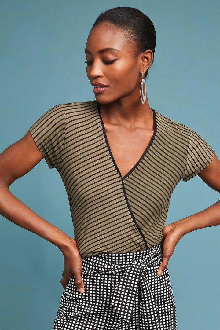 Maeve Leila Wrap Top