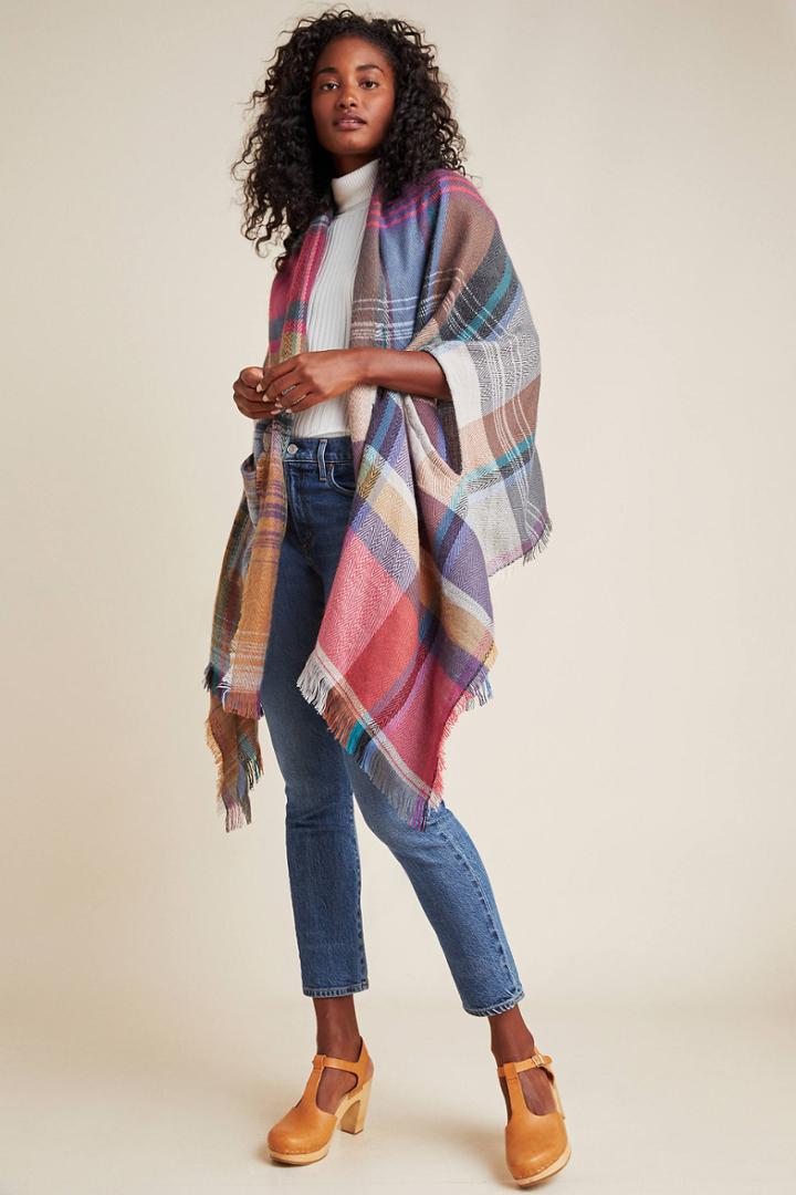 Anthropologie Mollie Cape Scarf