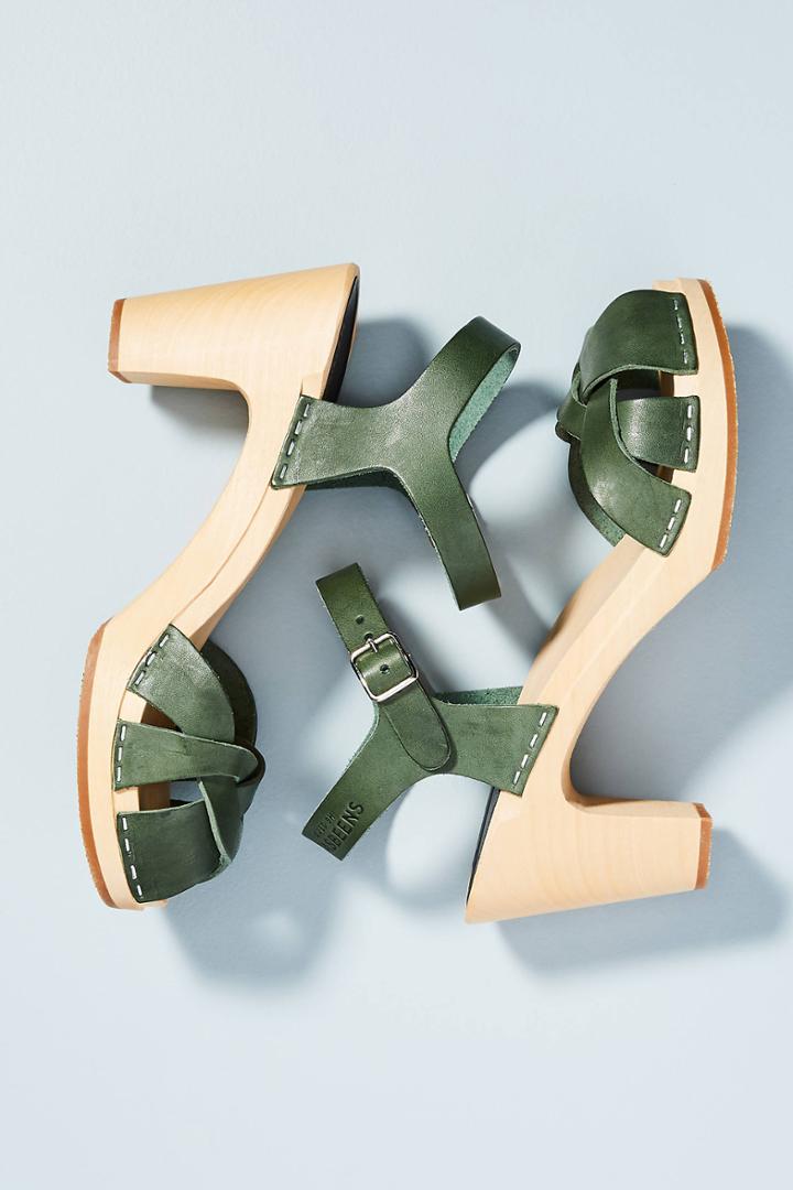 Swedish Hasbeens Kringlan Clog Sandals