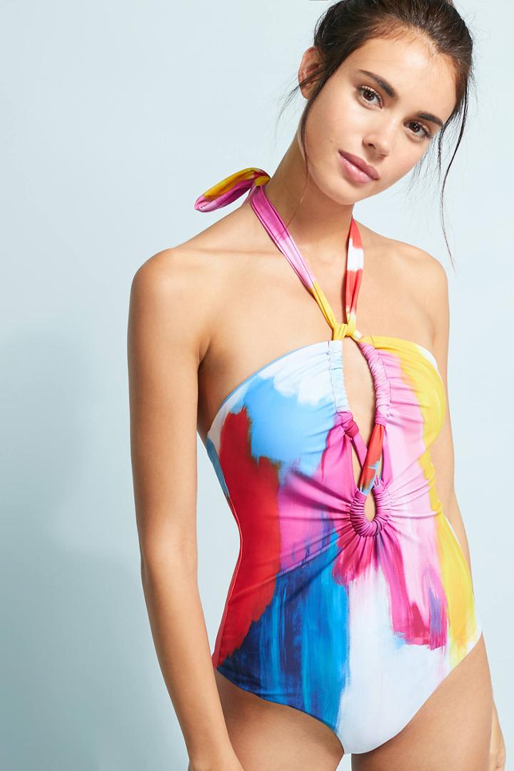 Mara Hoffman Aida Keyhole One-piece Swimsuit