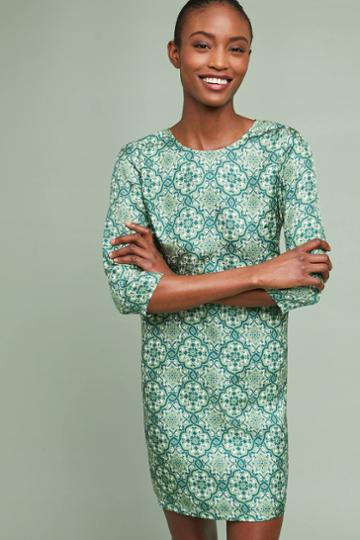Nieves Lavi Ines Silk Tunic Dress