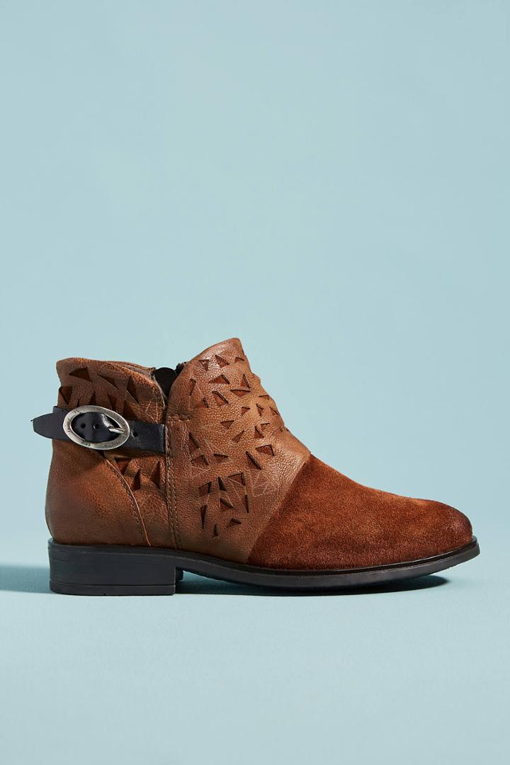 Anthropologie Miz Mooz Erie Short Buckle Boots