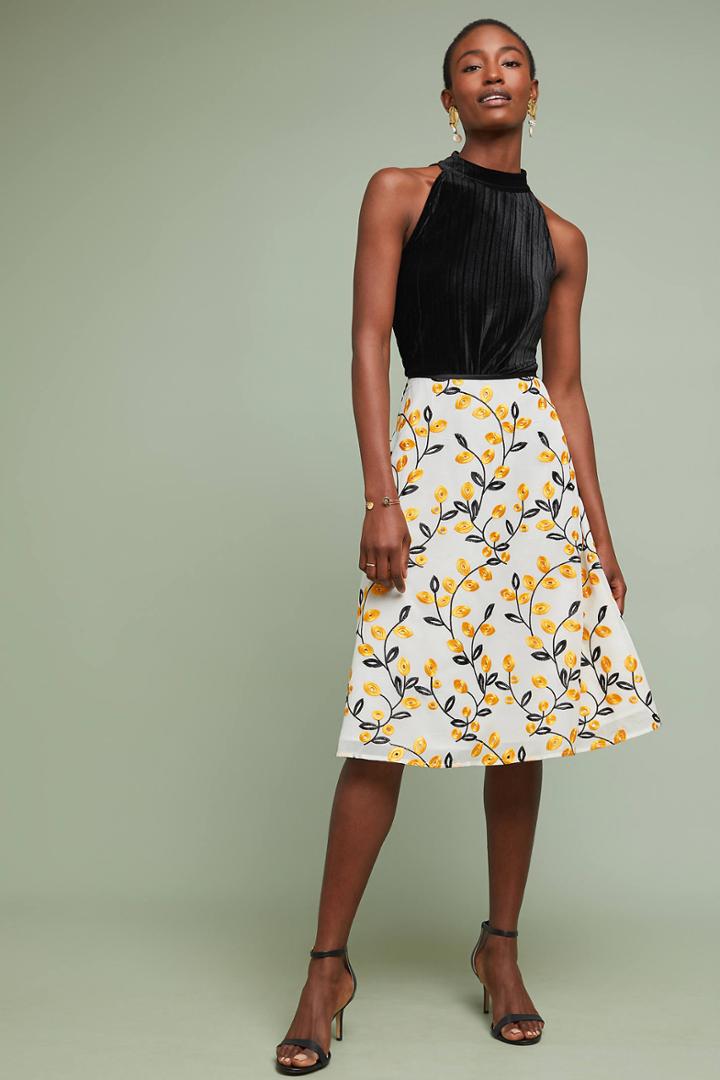 Mignon Doo Rambler Embroidered Skirt