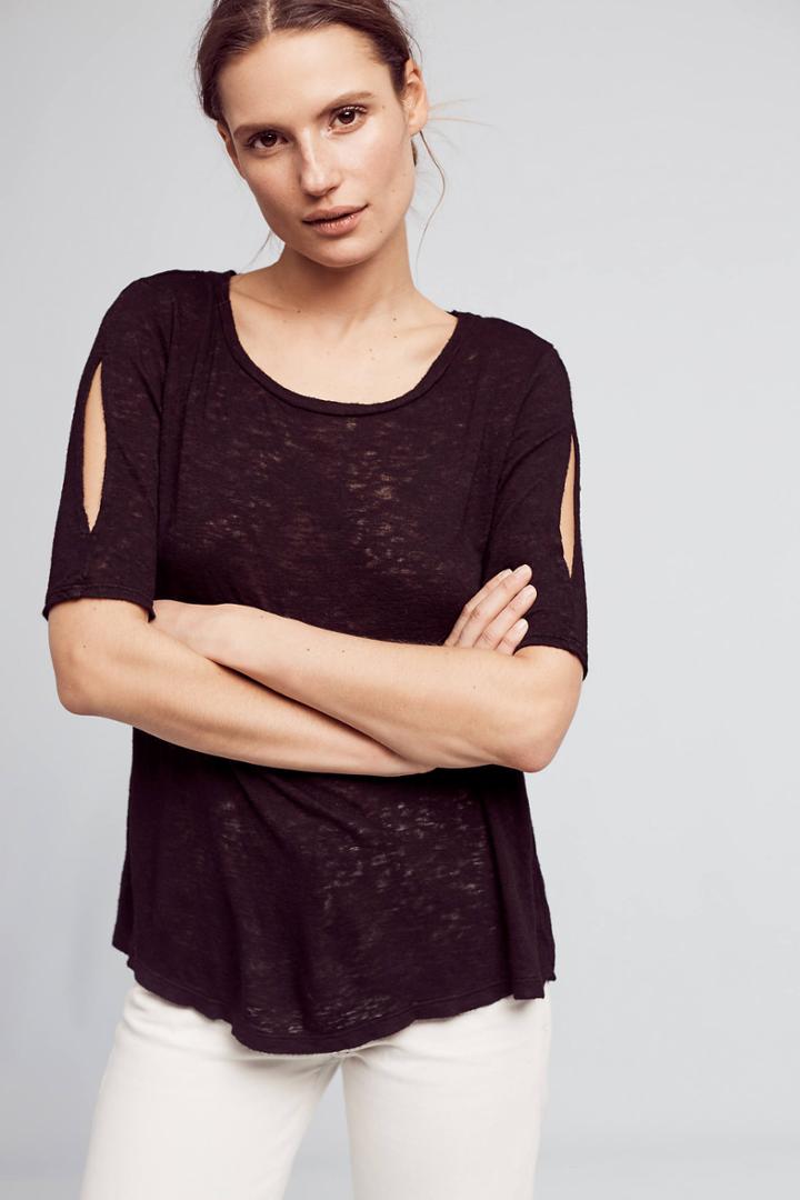 Velvet By Graham & Spencer Carter Textured Tee