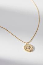 Anthropologie Starry-eyed Coin Necklace