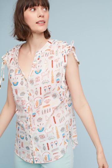 Danielle Kroll Brooklynite Printed Top
