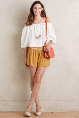Elevenses Embroidered Skirty Shorts