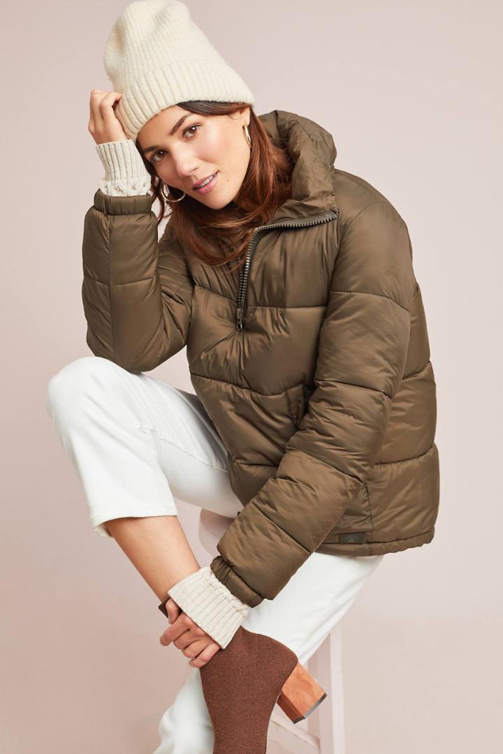 Scotch & Soda Half-zip Puffer Jacket