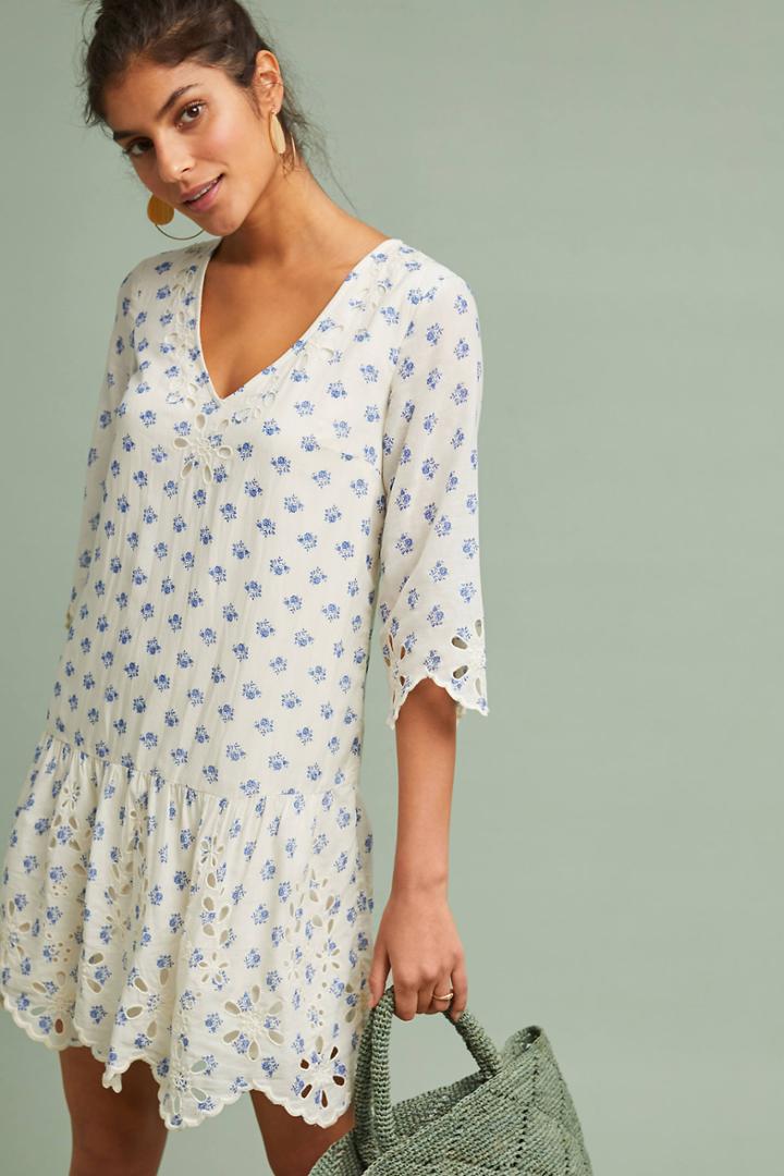 Meadow Rue Eyelet Tunic Dress