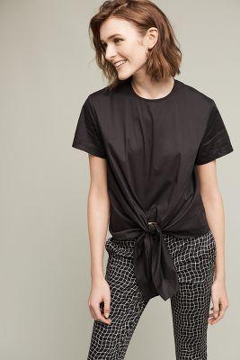 Harlyn Tie-waist Poplin Top