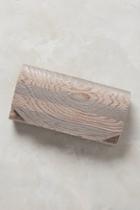 Carmine Woodgrain Leather Wallet
