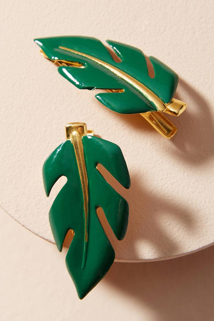 Epona Valley Lagatha Leaf Hair Clip Set