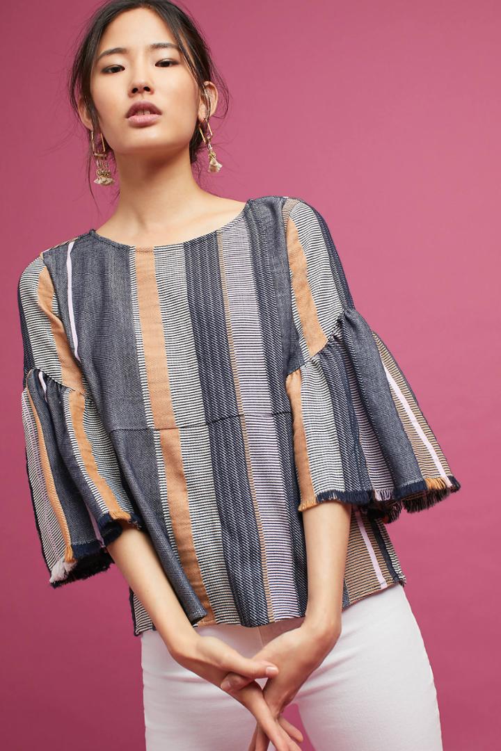Dolan Left Coast Striped Jacquard Top