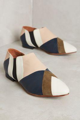 Luiza Perea Patchwork Ankle Booties