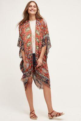 Caza Kimono Red Motif
