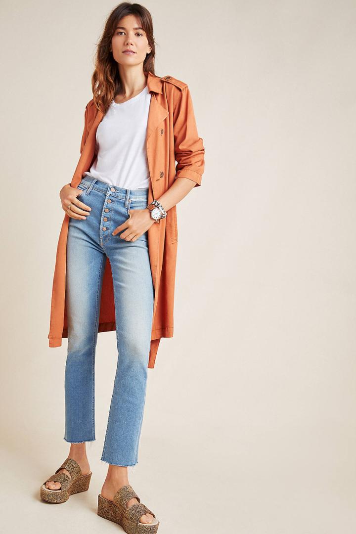 Mother The Pixie Dazzler Ultra High-rise Straight-leg Jeans