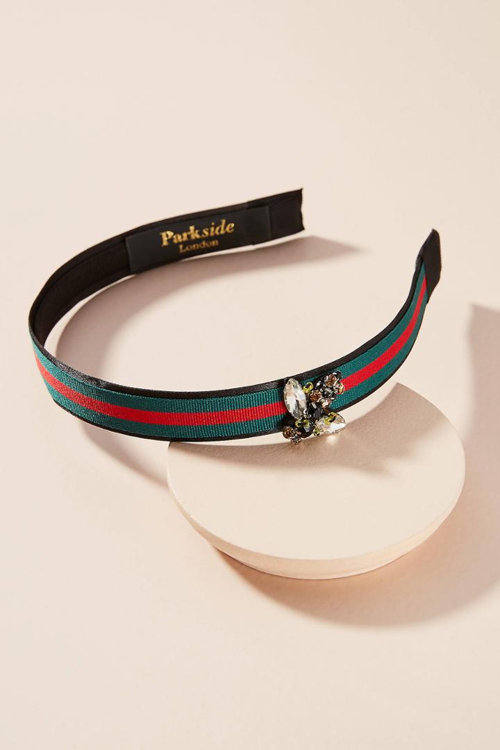 Anthropologie Striped Bee Headband