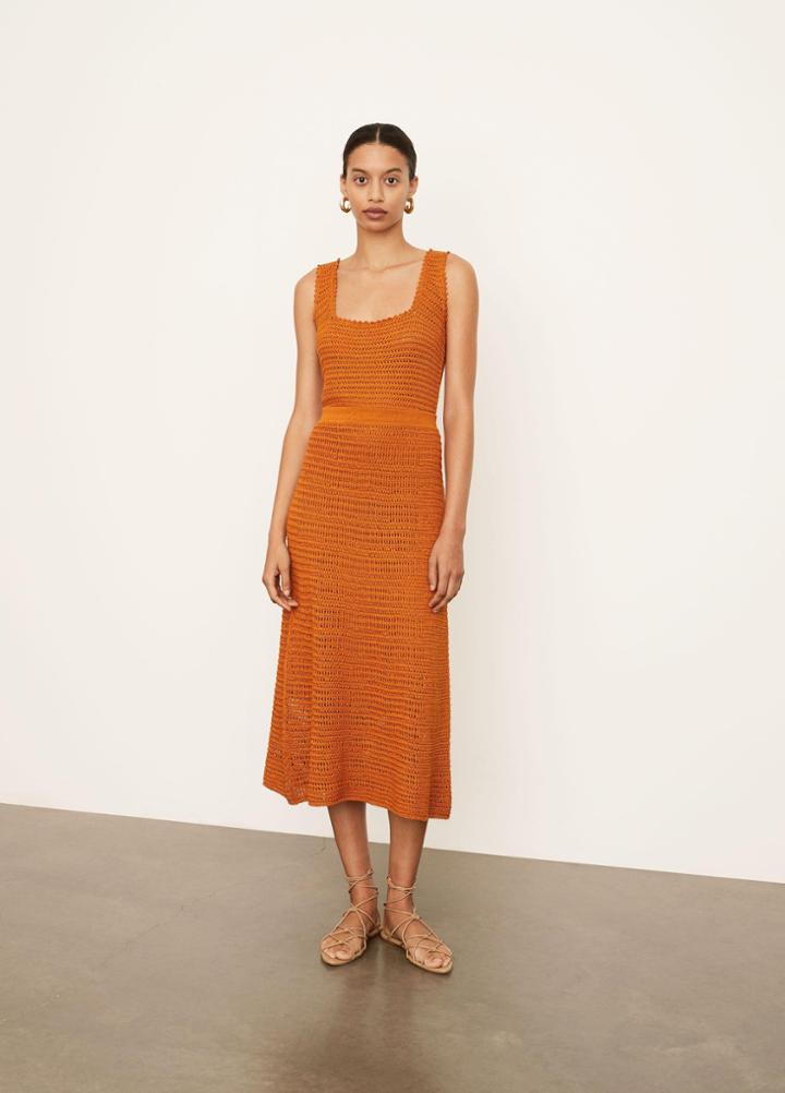 Vince Crochet Midi Skirt