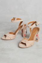 See By Chloe Embroidered Florals Heeled Sandals