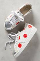 D.a.t.e. Red Twist Pois Sneakers