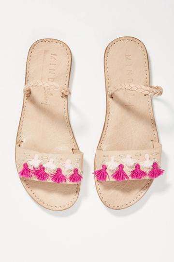 Minda Living X Anthropologie Embroidered Gladiator Sandals
