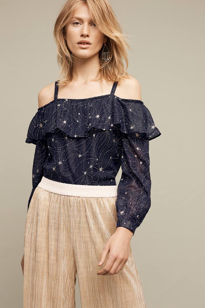 Floreat Starlit Off-the-shoulder Top