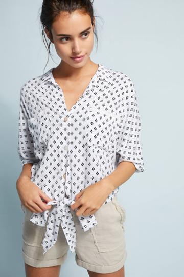 Beachgold Tina Printed Buttondown