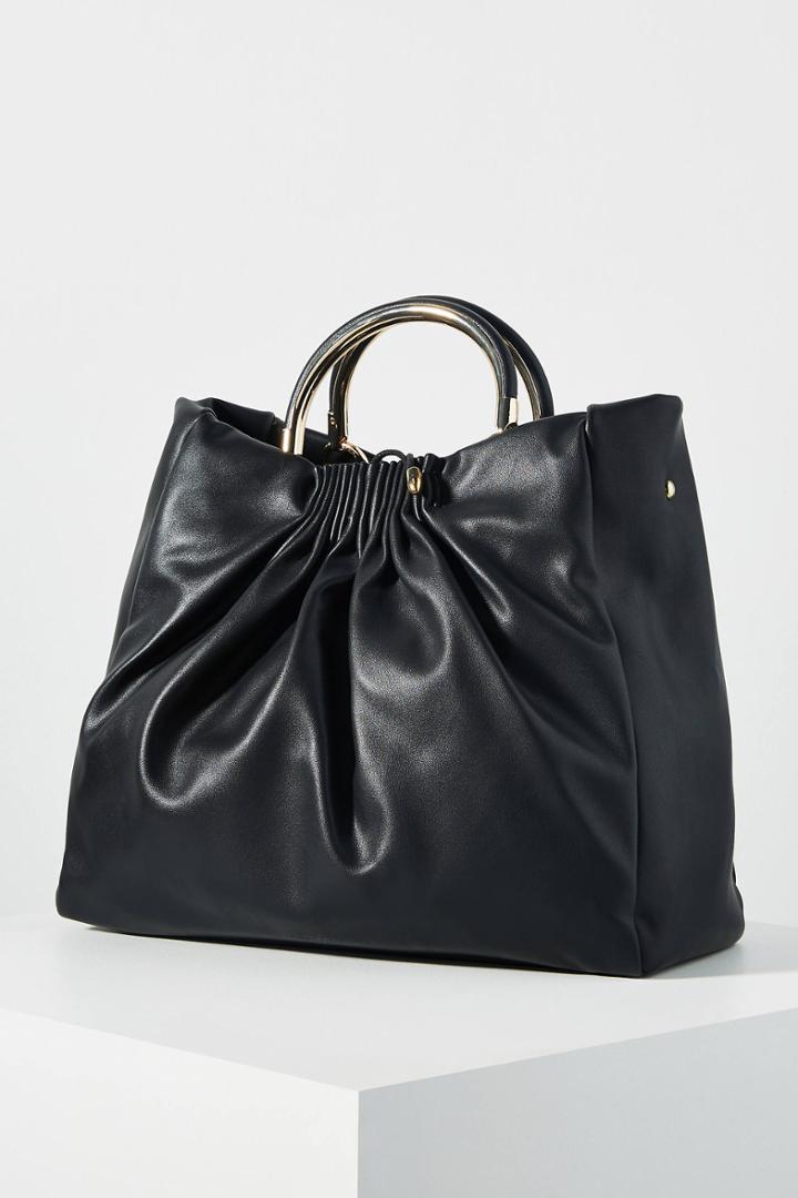 Urban Originals Minnie Ruched Tote Bag
