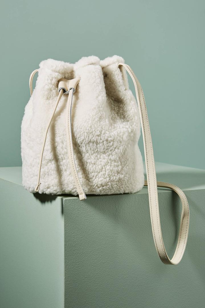 Primecut Shearling Bucket Bag