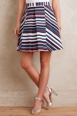 Maeve Stripe Flats Skirt