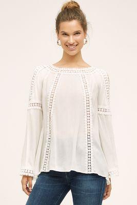 Maeve Delwen Open-shoulder Top